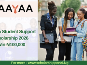 Haayaa Student Support Scholarship 2026 | Win ₦100,000 Haayaa Student Support Scholarship