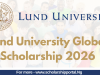 Lund University Global Scholarship 2026 | How to Apply Lund University Global Scholarship
