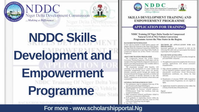 Nddc Skills Development and Empowerment