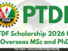PTDF Scholarship 2026 for Overseas MSc and PhD | Apply for UK, Germany, France, Malaysia PTDF Scholarship