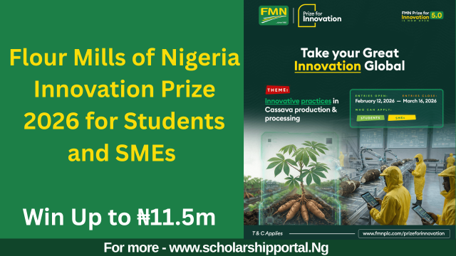 Flour Mills of Nigeria Innovation Prize for Students and SMEs (1) Flour Mills of Nigeria Innovation