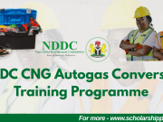 NDDC CNG Autogas Conversion Training Program 2026 | How to Apply NDDC CNG Autogas Conversion Training Programme