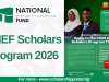 NHEF Scholars Program 2026 – Nigeria Higher Education Foundation (NHEF)| How to Apply NHEF Scholars Program
