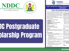NDDC Postgraduate Scholarship Program 2026 | Fully Funded NDDC Scholarship NDDC Postgraduate Scholarship Program