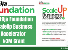 Bet9ja Foundation ScaleUp Business Accelerator 2026 | ₦3M Grant Bet9ja Foundation ScaleUp Business Accelerato