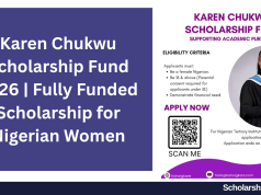 Karen Chukwu Scholarship Fund 2026 | Fully Funded Scholarship for Nigerian Women Karen Chukwu Scholarship Fund