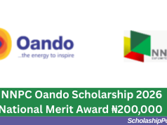 NNPC Oando Scholarship 2026 | National Merit Award ₦200,000 Scholarship NNPC Oando Scholarship