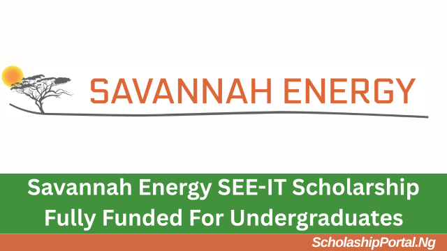 Savannah Energy SEE-IT Scholarship