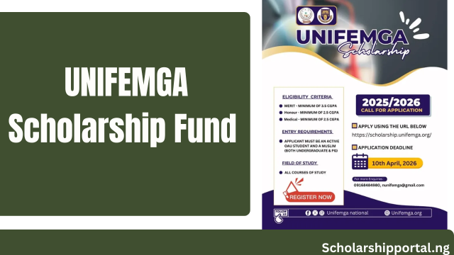 UNIFEMGA Scholarship Fund UNIFEMGA Scholarship Fund