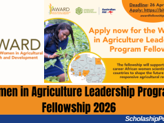 Women in Agriculture Program Fellowship 2026 | How to Apply Women in Agriculture Program Fellowship