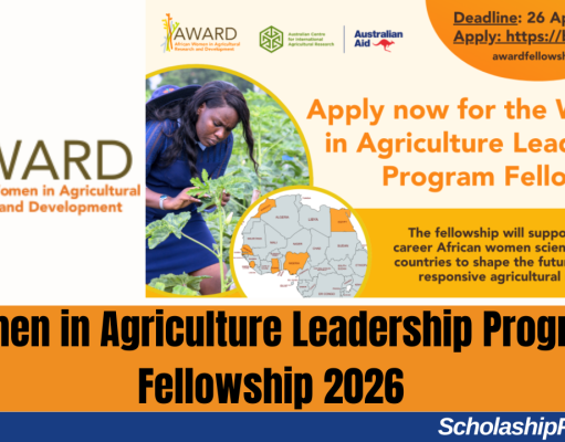 Women in Agriculture Program Fellowship 2026 | How to Apply Women in Agriculture Program Fellowship