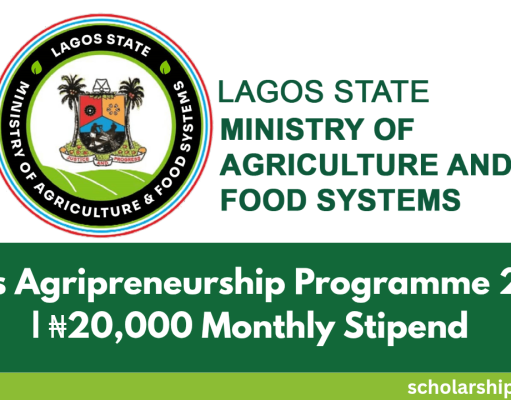Lagos Agripreneurship Programme 2026 | ₦20,000 Monthly Stipend Lagos Agripreneurship Programme