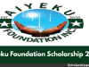 Aiyeku Foundation Scholarship Program 2026 | How to Apply Aiyeku Foundation Scholarship Program