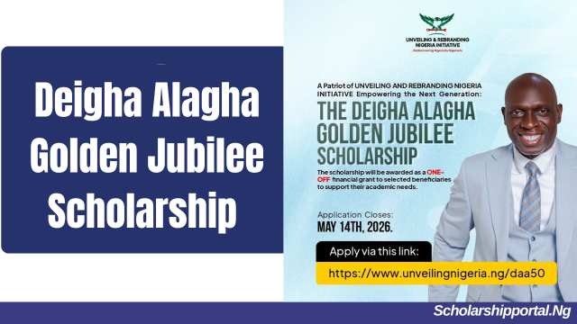 Deigha Alagha Golden Jubilee Scholarship 2026 Deigha Alagha Golden Jubilee Scholarship
