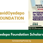 David Oyedepo Foundation Scholarship