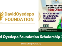 David Oyedepo Foundation Scholarship 2026 | How to Apply David Oyedepo Foundation Scholarship