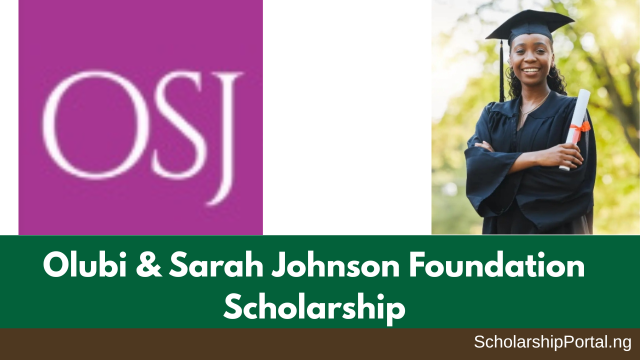 Olubi and Sarah Johnson Foundation Scholarshi