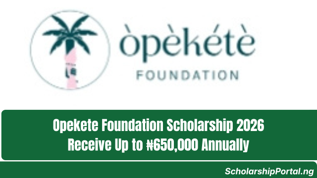 Opekete Foundation Scholarship