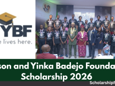 Wilson and Yinka Badejo Foundation Scholarship 2026 | How to Apply Wilson and Yinka Badejo Foundation