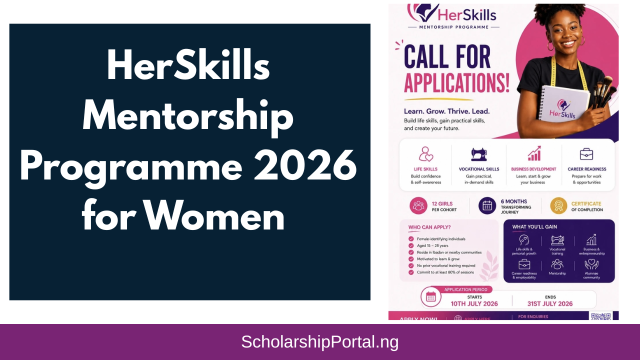 HerSkills Mentorship Programme 2026 for Women HerSkills Mentorship Programme