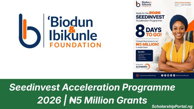 Seedinvest Acceleration Programme 2026 ₦5 Million Grants Seedinvest Acceleration Programme