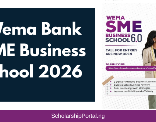 Wema Bank SME Business School 2026 | Application Guide, Benefits and How to Apply Wema Bank SME Business School