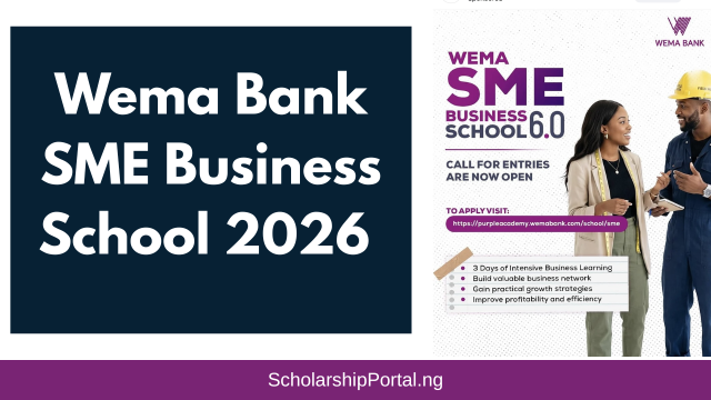 Wema Bank SME Business School 2026 Wema Bank SME Business School