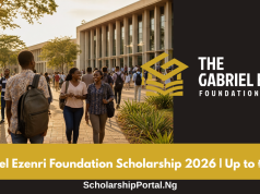 Gabriel Ezenri Foundation Scholarship 2026 | Up to ₦500k Tuition Gabriel Ezenri Foundation Scholarship