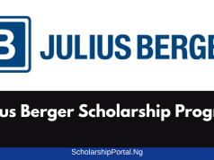 Julius Berger Scholarship Program 2026 | How to Apply Julius Berger Scholarship Program
