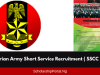 Nigerian Army Short Service Recruitment 2026 | How to Apply Nigerian Army Short Service Recruitment
