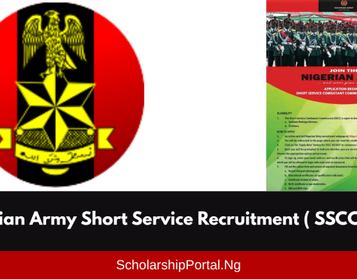 Nigerian Army Short Service Recruitment 2026 | How to Apply Nigerian Army Short Service Recruitment