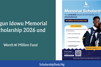 Segun Idowu Memorial Scholarship
