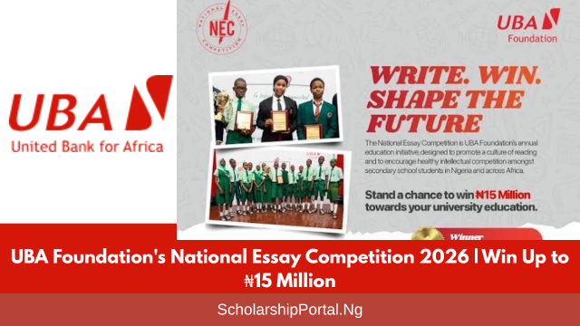 UBA Foundation's National Essay Competition 2026 Win Up to ₦15 Million (3) UBA Foundation's National Essay Competition