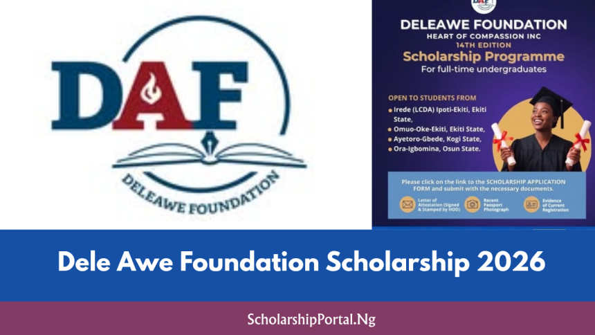 Dele Awe Foundation Scholarship