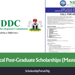 NDDC Post-Graduate Scholarship
