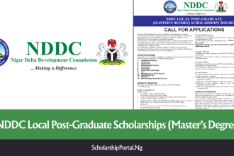 NDDC Post-Graduate Scholarship